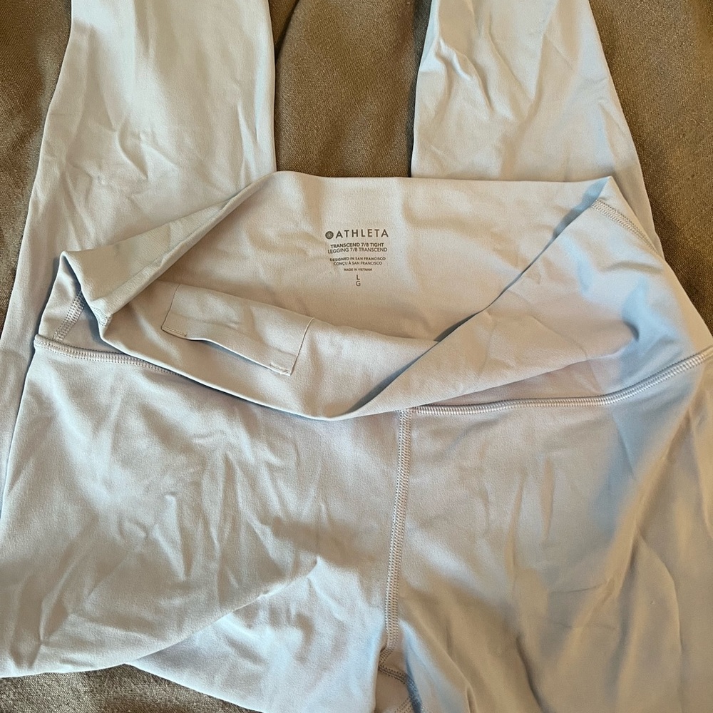Light blue leggings
